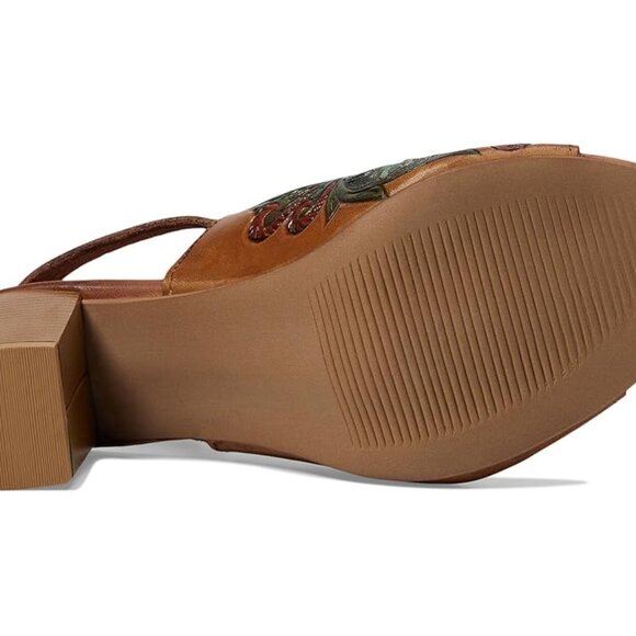 Roper Western Cowgirl Embossed Leather Sandals NEW NIB Size 5.5 $100 MSRP - Picture 5 of 6